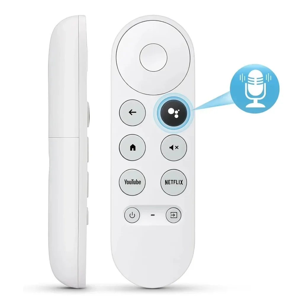 Фото Используется для Chromecast Google TV HD/4K G9N9N, пульт дистанционного управления, разъем DHMI, Bluetooth, голосовой пульт дистанционного управления, аксессуары для дома №3