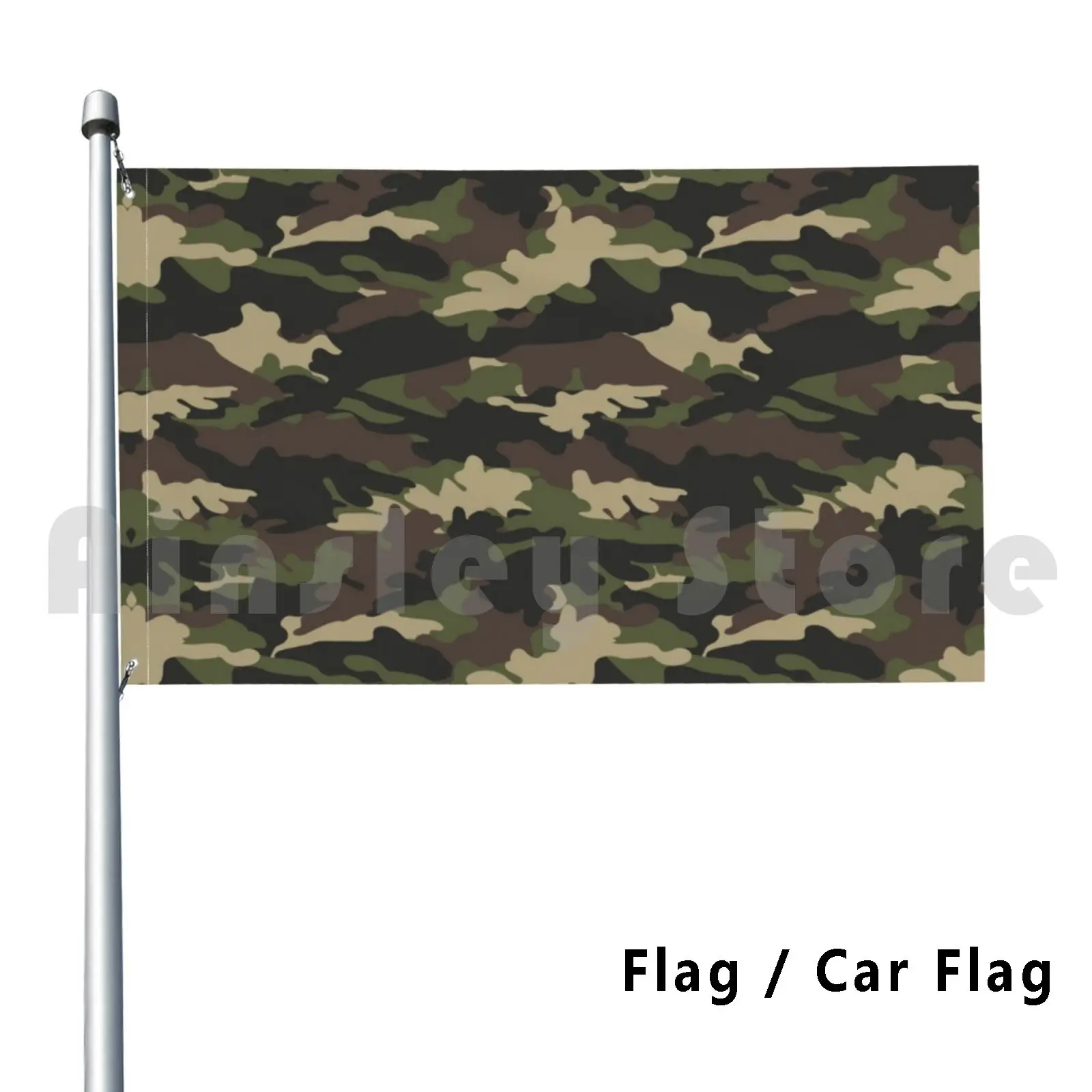 Камуфляжный Камуфляж с принтом флага автомобиля на заказ армейский зеленый