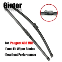 gintor auto car wiper lhd front wiper blades for peugeot 408 mk1 2010 2014 windshield windscreen front window 3026