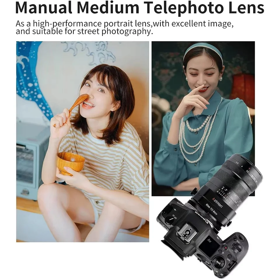 Полнокадровый ручной объектив AstrHori 85 мм F2.8 с наклоном и средней формой для Sony E Nikon