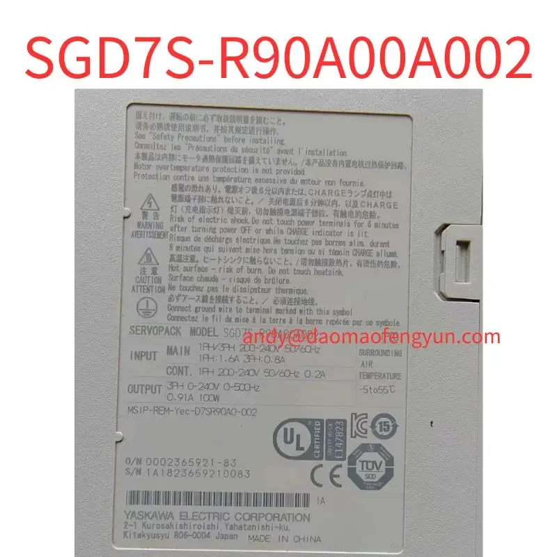 Б/у сервопривод SGD7S-R90A00A002 Тест в порядке