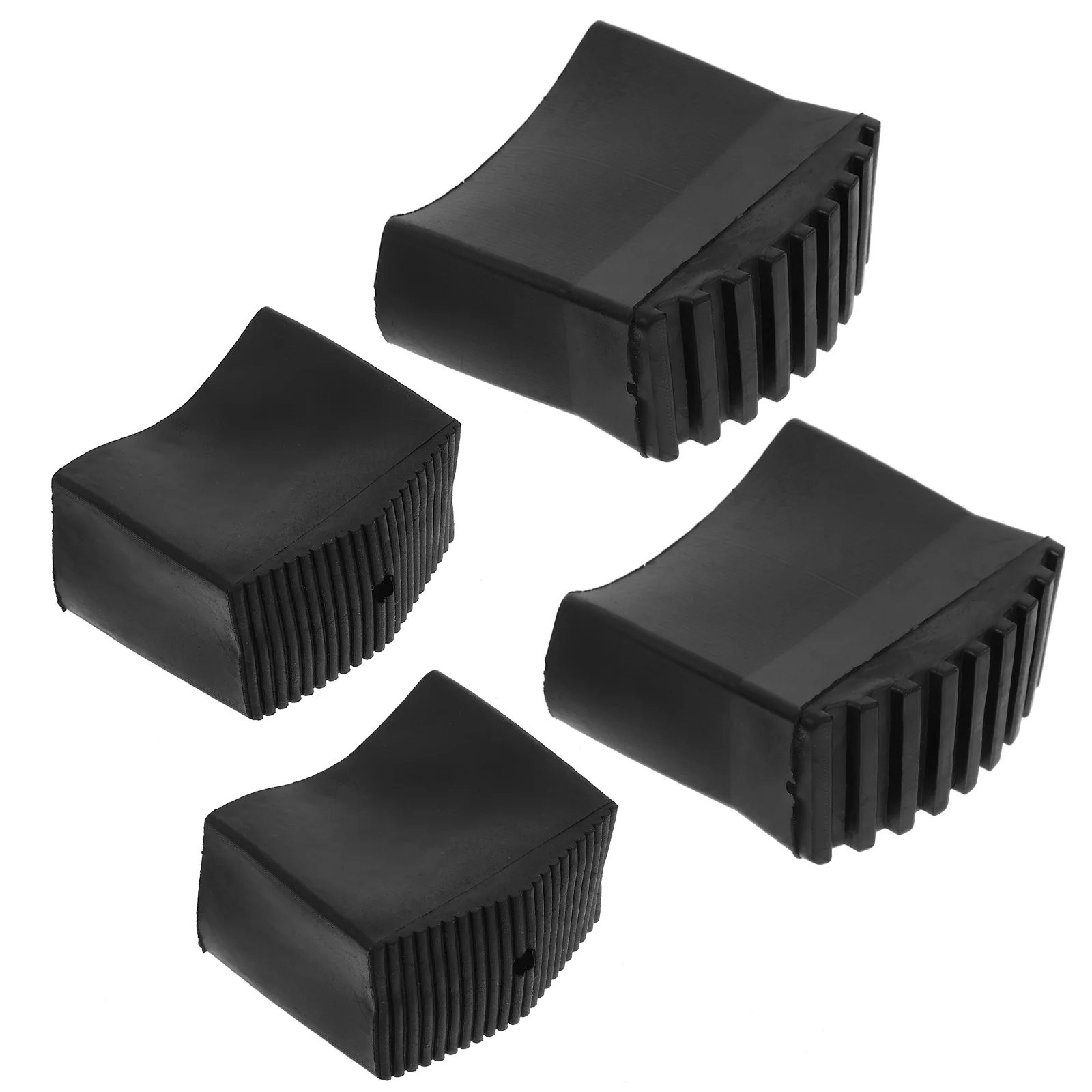 

4 Pcs Folding Ladder Feet Mat Protector Rubber Pads Home Furniture Protective Foot Cover