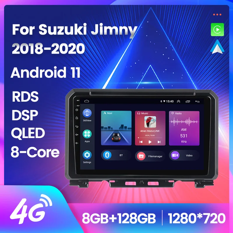 

Autoradio Android 11 For Suzuki Jimny JB64 2018 2019 2020 Car Radio Stereo Multimedia Navigation GPS Video Player DSP Carplay 4G