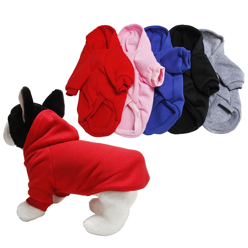 

Cat Warm Outfit Puppy Teddy Bear Pet Pet Clothing Sweatshirt Clothes Pug Costume Dog French Winter Hoodies Bulldog Chihuahua