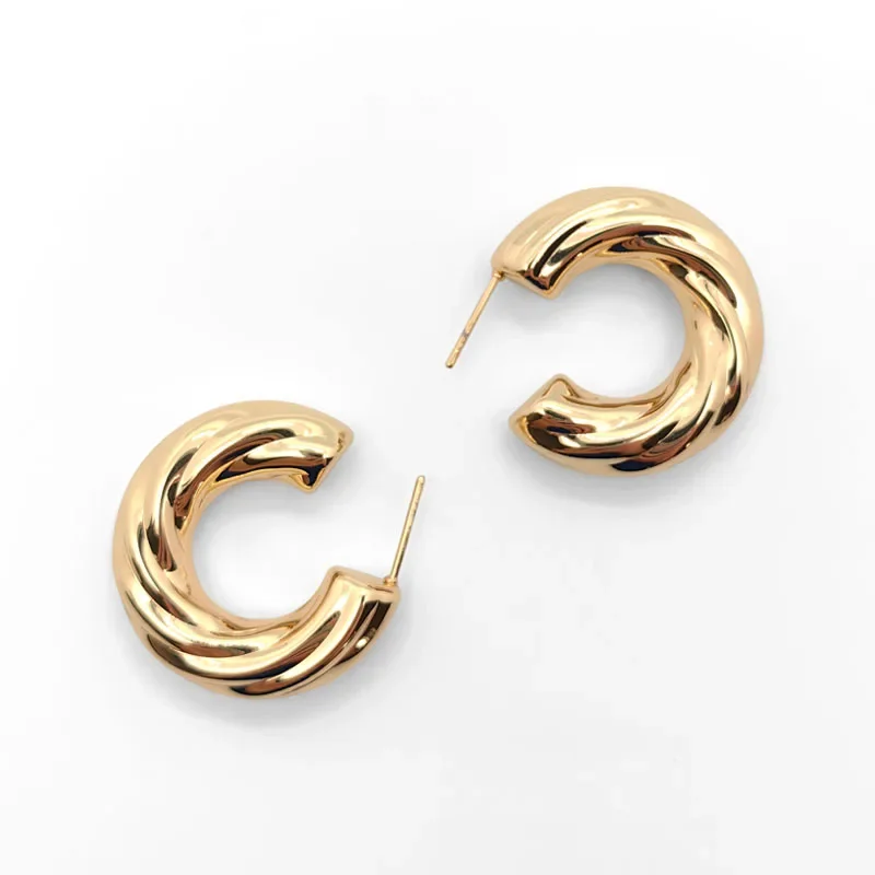 Модные серьги ручной работы из титановой стали в стиле INS от производителя прямые