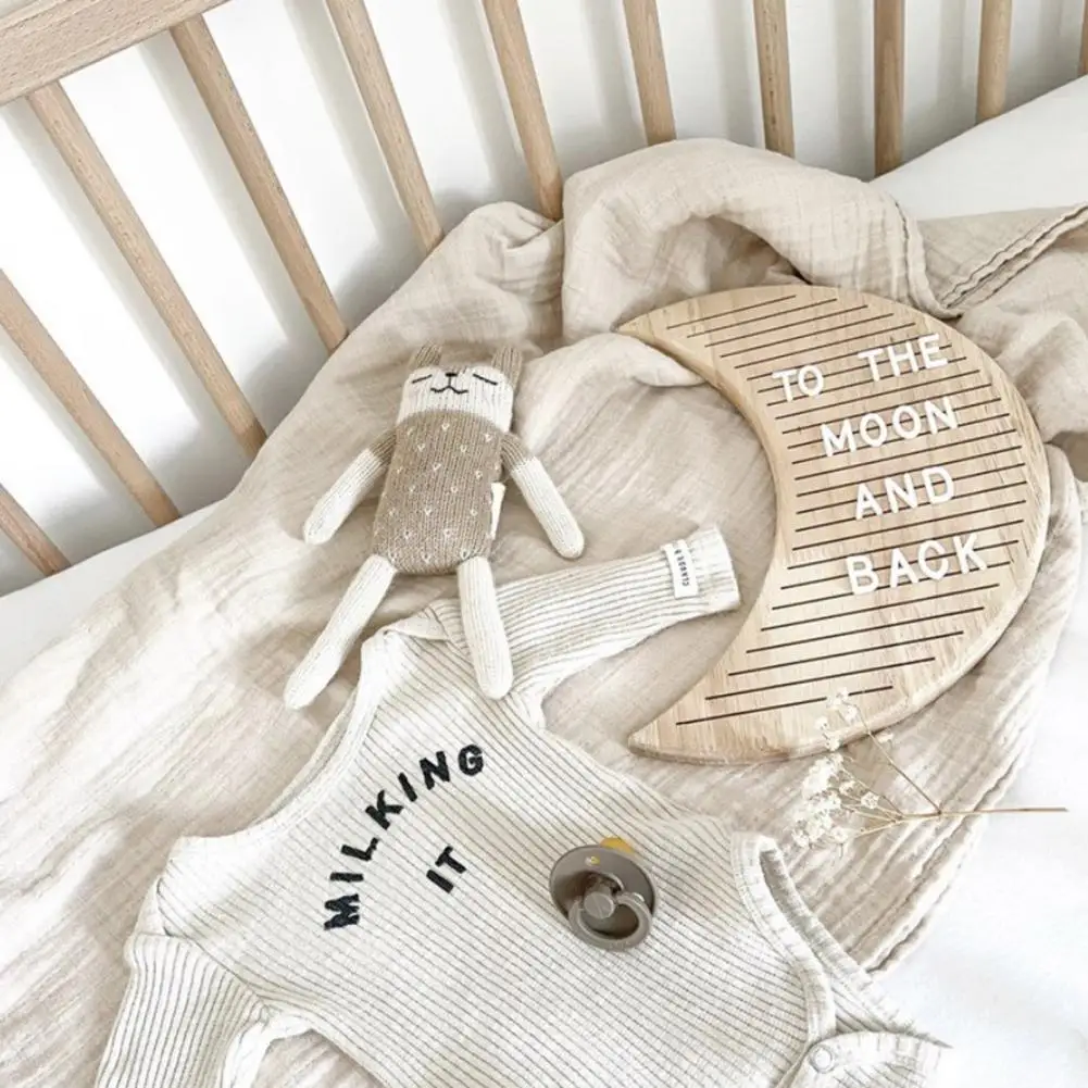 

Nordic Letter Board Wear-resistant Widely Applied Eco-friendly Moon Letter Board Numbers Office Decor