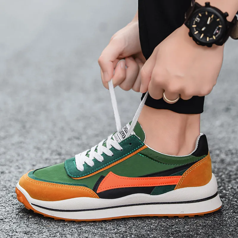 2023 Fashion Men's Running Shoes Outdoor Streetwear Sport Sneakers Men Platform Trainers Comfortable Breathable Gym Mens Shoes