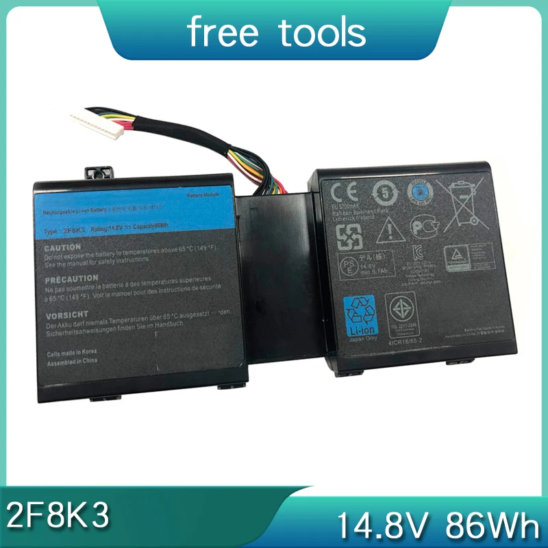 НОВЫЙ 2F8K3 14 8 В 86 Втч аккумулятор для ноутбука DELL Alienware 17 18 M17X R5 M18X R3 R1 0KJ2PX KJ2PX G33TT J33TT