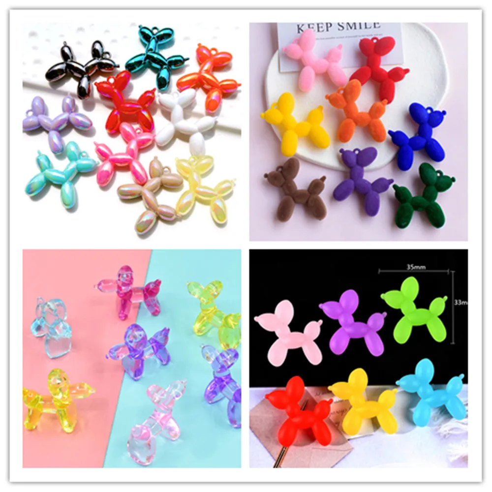 

Cartoon Balloon Dog Flatback Cabochon Kawaii Animals Scrapbooking Crafts Decoration Earrings Necklace Pendant Accessories DIY