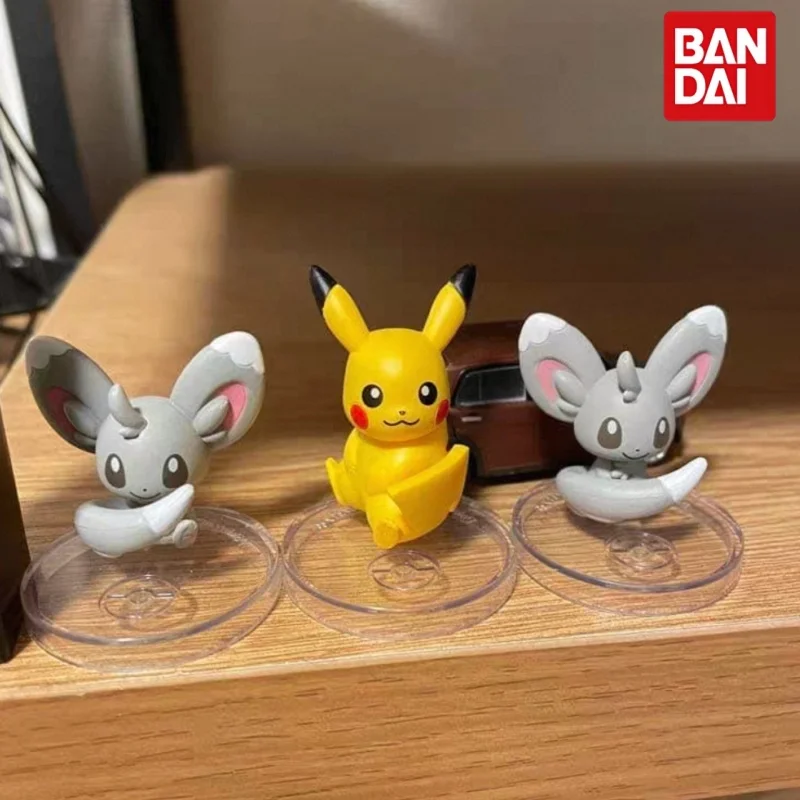 Фото Коллекционная мини-фигурка Bandai Namco Pokemon Gashapon: Пикачу, Сильвеон, Шинкс, Пачирису – украшение для рабочего стола и дома №2
