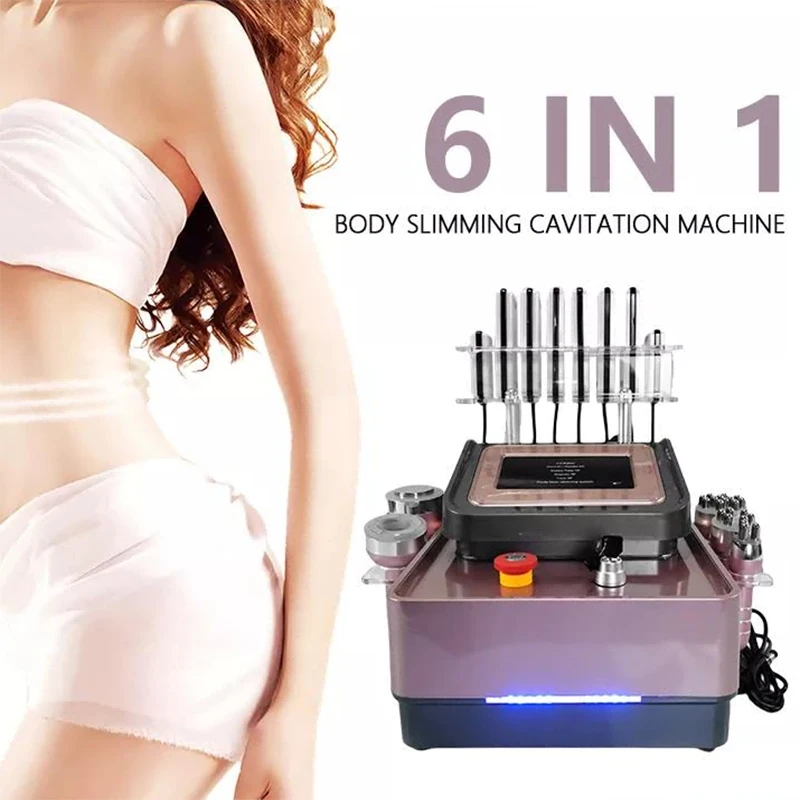 

Slimming cavitation rf 6 in 1 ultrasonic cavitation vacuum beauty machine