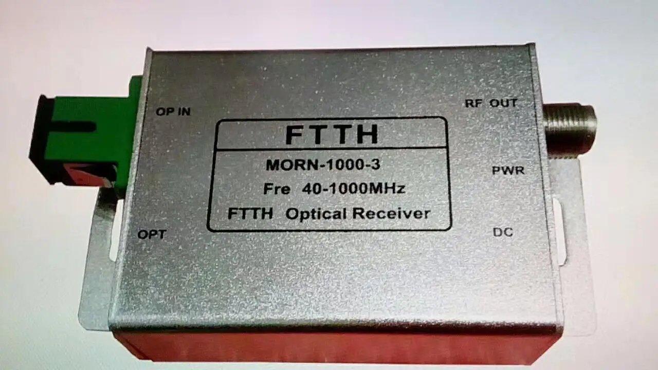 

1pcs/lot FTTH optical receiver without wdm without filter 1 RF output port, fiber-to-the-home, terminal-to-home