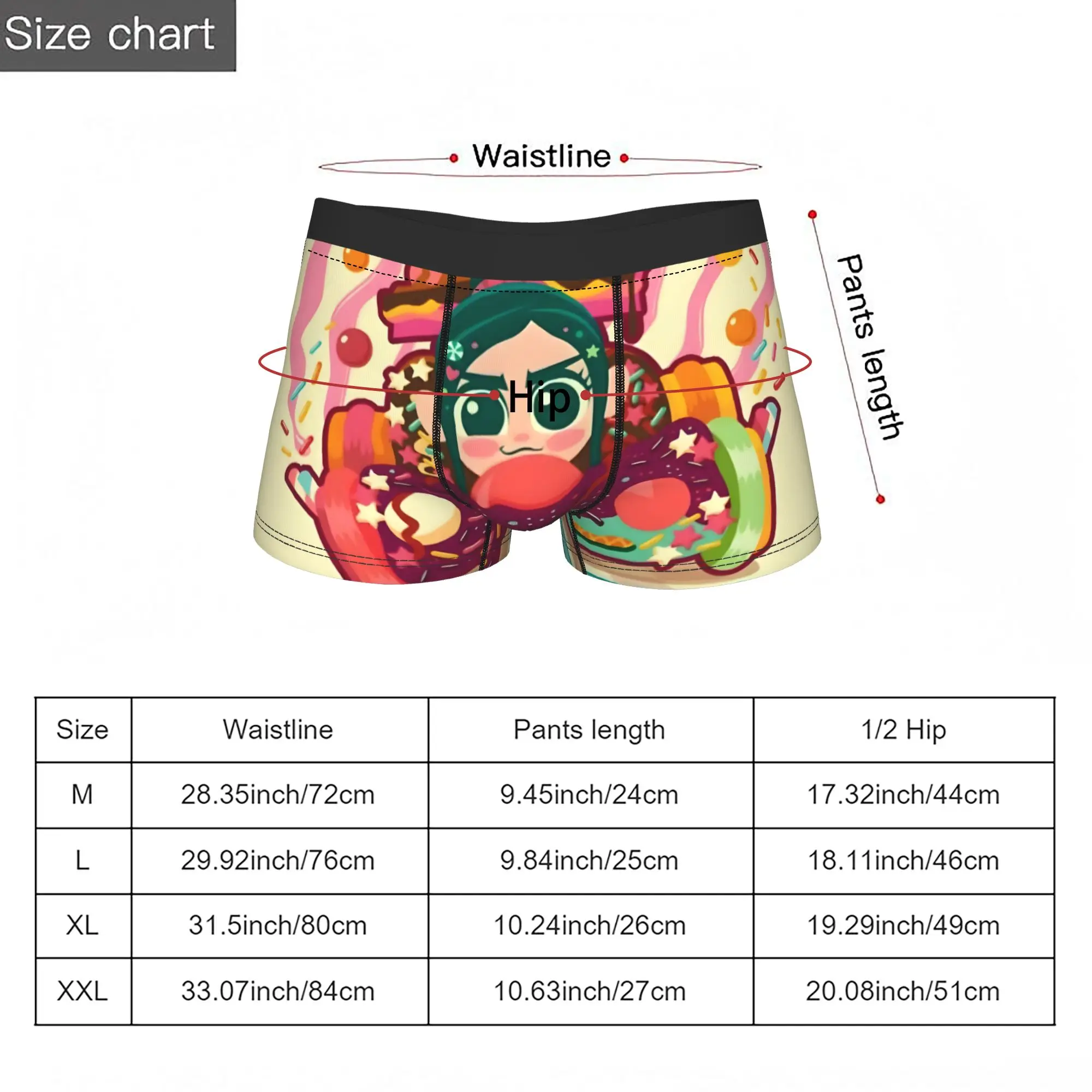 Фото 1 шт. Трусы-шорты мужские с принтом «Ральф-разрушитель» №5