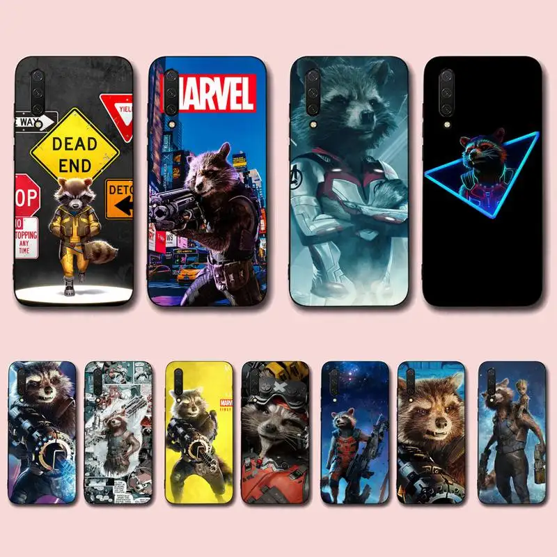 

Marvel Guardians of the Galaxy Rocket Raccoon Phone Case for Xiaomi mi 5 6 8 9 10 lite pro SE Mix 2s 3 F1 Max2 3