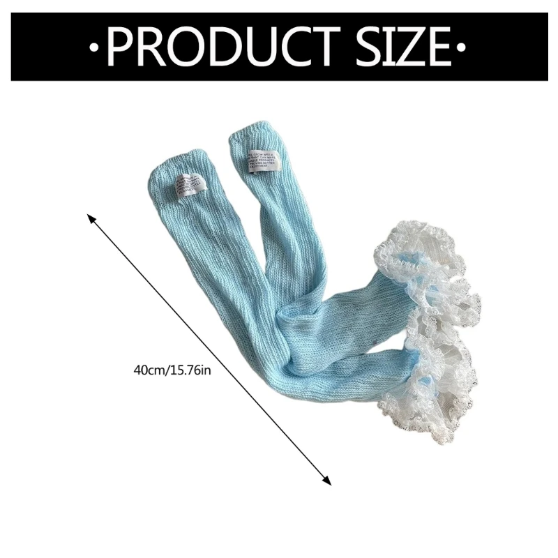SZL женские JK девушки эстетические ребристые вязаные теплые носки до середины