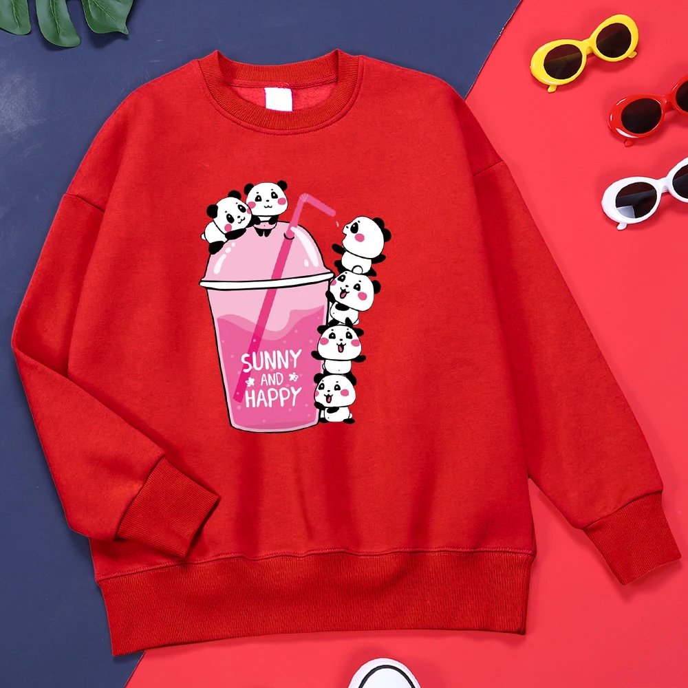 

Милые мужские толстовки Pandas с надписью «Холодный Чай», повседневный уличный спортивный костюм, универсальная Толстовка в стиле Харадзюку, винтажные Топы большого размера