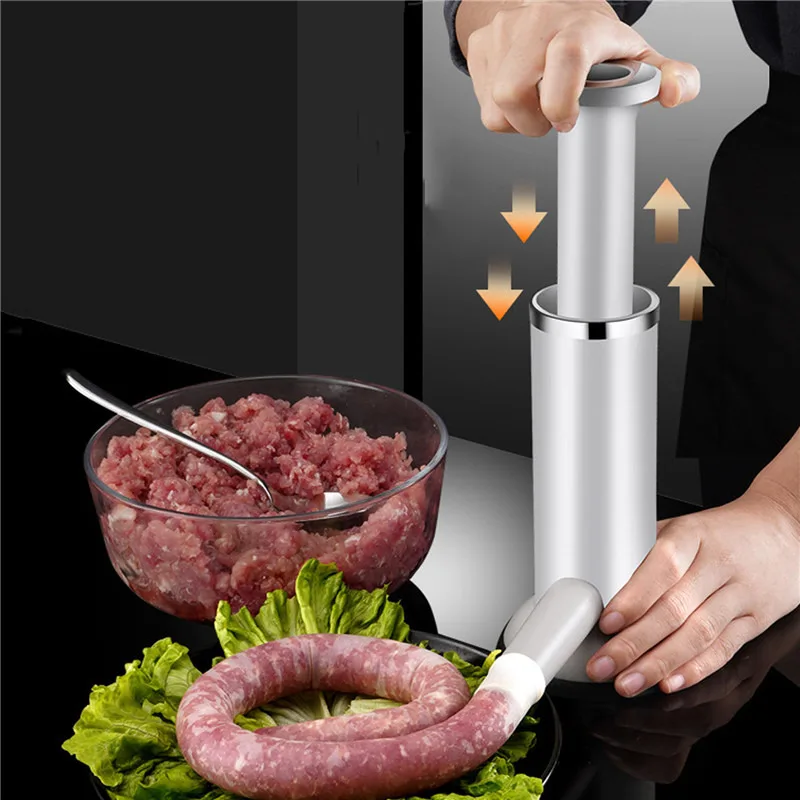 

Колбасный шприц для изготовления колбасных изделий, колбасный инструмент для домашнего приготовления колбасы, колбасный мяч двойного назн...