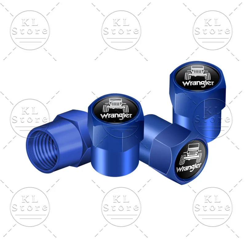 

4 шт., колпачки для клапанов автомобильных шин, для Jeep Wrangler JK JL TJ Renegade Liberty Patriot