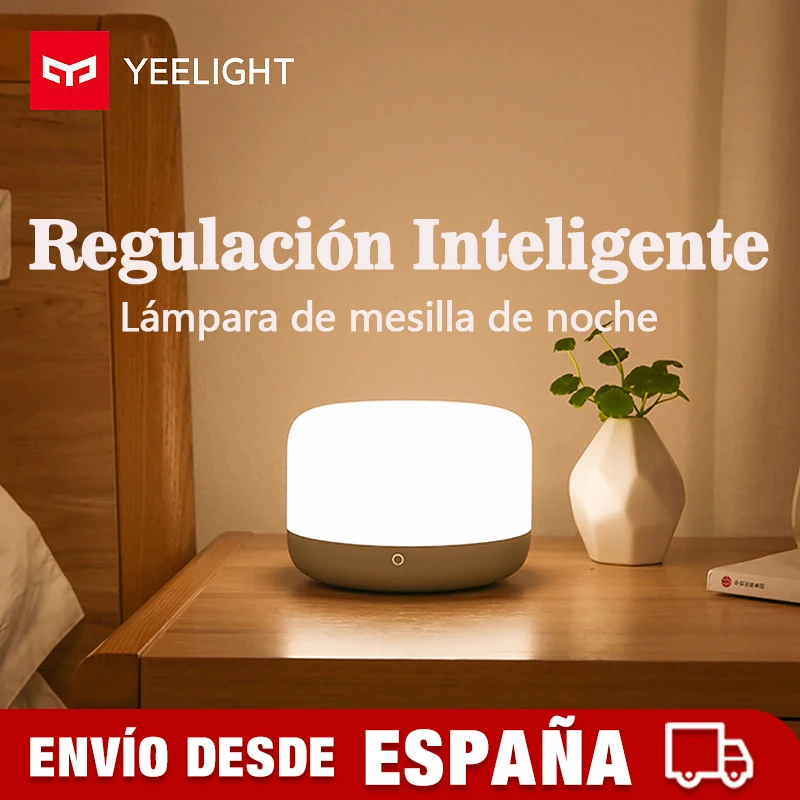 

Yeelight LED Bedside Lamp D2 YLCT01YL Smart Table Light RGBW Remote Control Dimmable for Apple Homekit Night Lamps for Bedroom