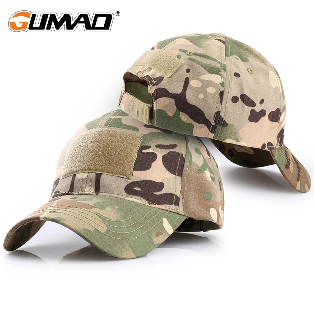 Outdoor Multicam Camouflage Adjustable Cap Men Mesh Tactical Military Army Airsoft Fish Hunting Hiking Basketball Snapback Hat