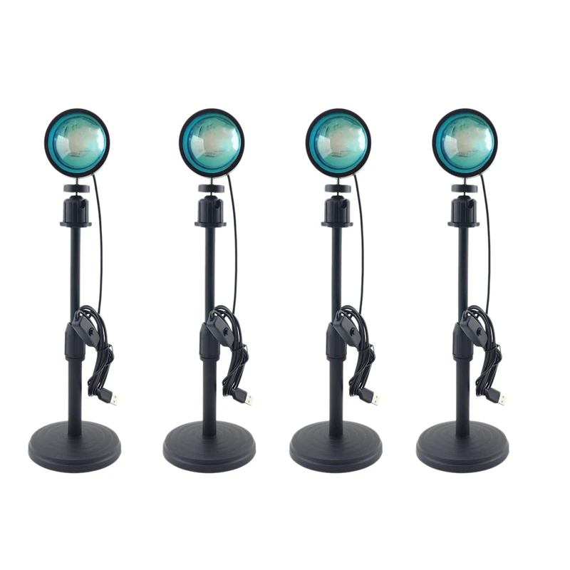

Projection Atmosphere LED Lamp Night Light,USB Projector 180 Degree Rotation Photography Lamps For Bedroom Studio