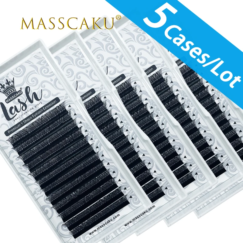 

Ресницы массажные Y-образные матовые черные, 5 коробок/партия, толщина 0,07, все размеры