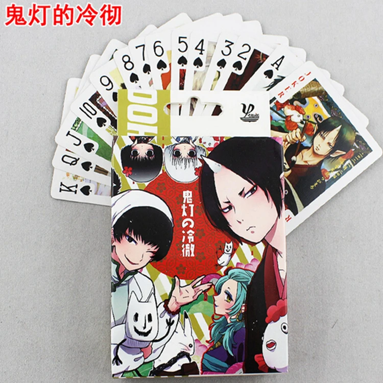 

Аниме Hoozuki No Reitetsu покерные карты игрушка Косплей настольные игры карты с коробкой коллекционный подарок
