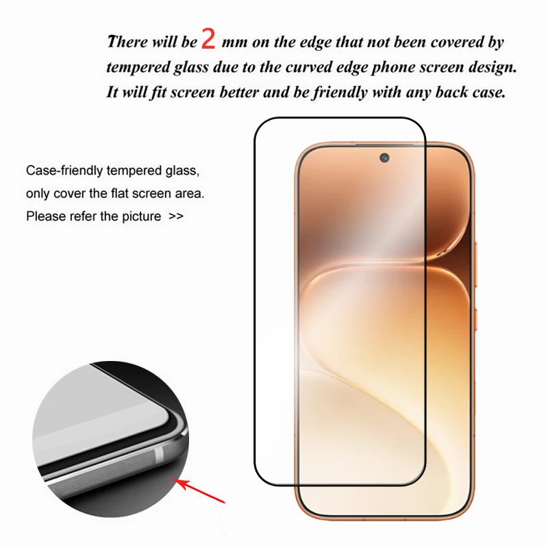 Фото Защитное стекло 6-в-1 для Honor 600 / Honor 600 Pro, закаленное, 2.5D, с полным покрытием и клеевым слоем, пленка для объектива Honor 600 №4