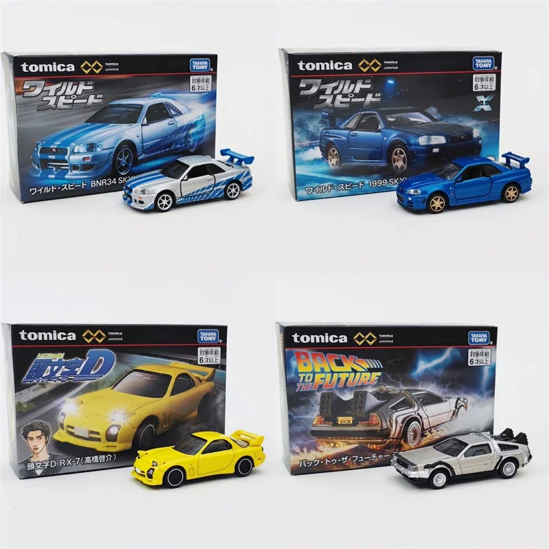 TAKARA TOMY Infinite Alloy die cast Mustang GTR Форсаж назад к будущему модель автомобиля