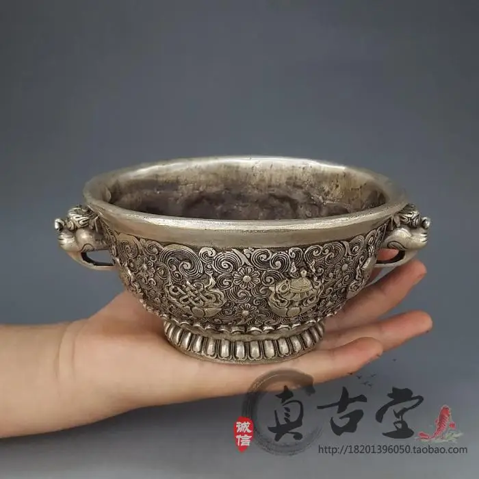 Специальная античная бронза белая медь латунь с серебряным покрытием восемь