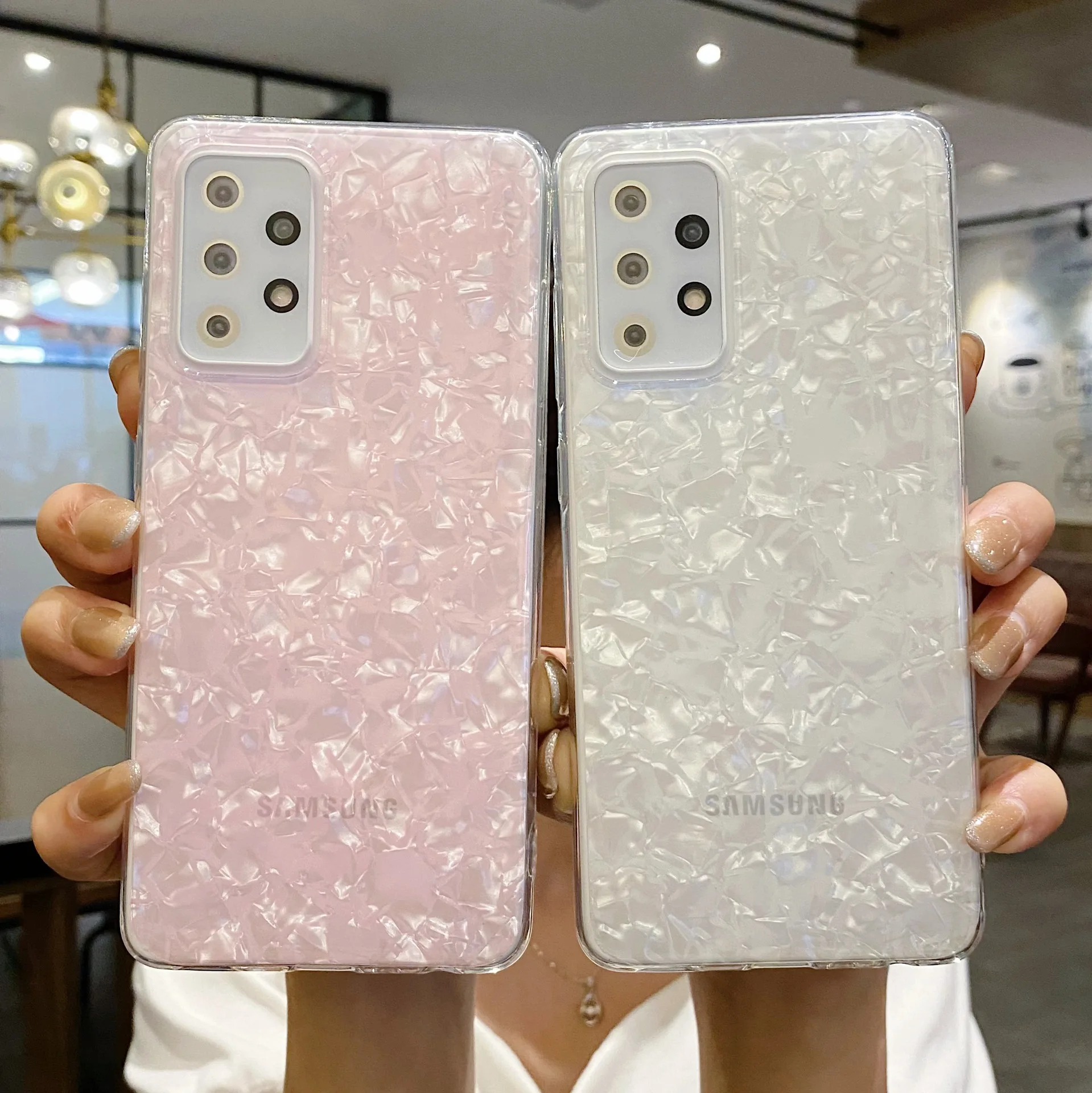 

Gradient transparency soft Phone Case For Samsung Galaxy A60 A70S A71 4G A72 4G 5G A73 Cover Protection Case