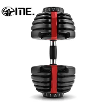 me sport body building cheap adjustable dumbbells weight 40kg 90lbs for fitness