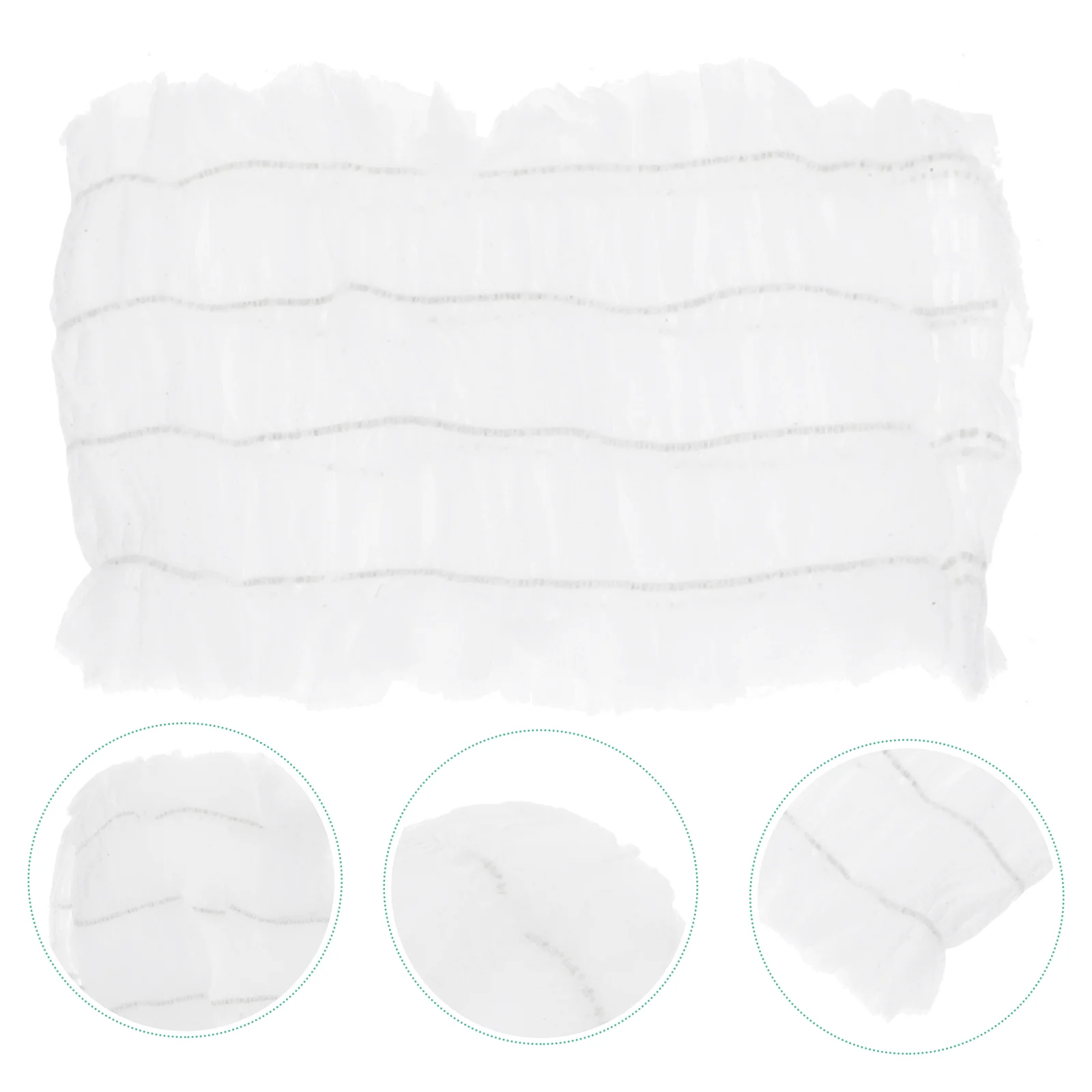 100 Pcs Facial Spa Headband Cintillos Para Elastic Spa Headband Disposable Hair Bands Headbands Makeup Headband