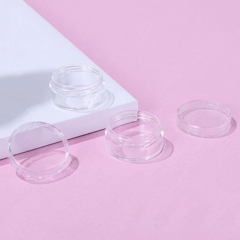 Пустые маленькие пластиковые флаконы 10 г X 100 контейнеры прозрачного цвета для