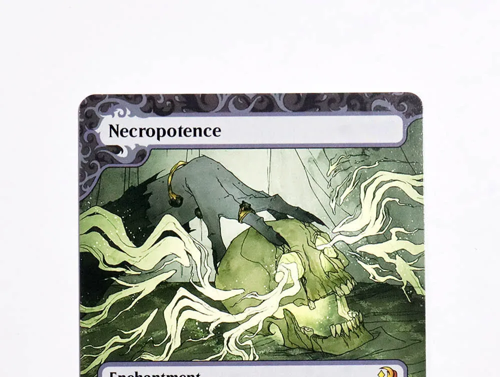 Necropotence holo/Fil TCG Волшебные прокси-карты Качество игры Прокси Сборная доска