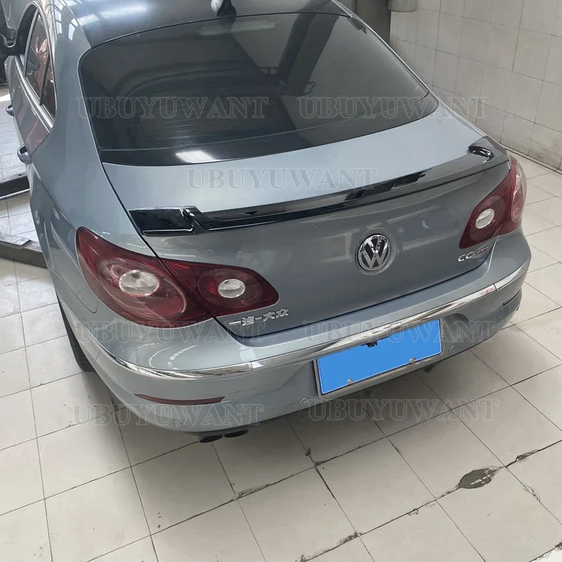 Для Volkswagen Passat CC 2009-2018 АБС-пластик углеродное волокно вид R хвостовое крыло задний