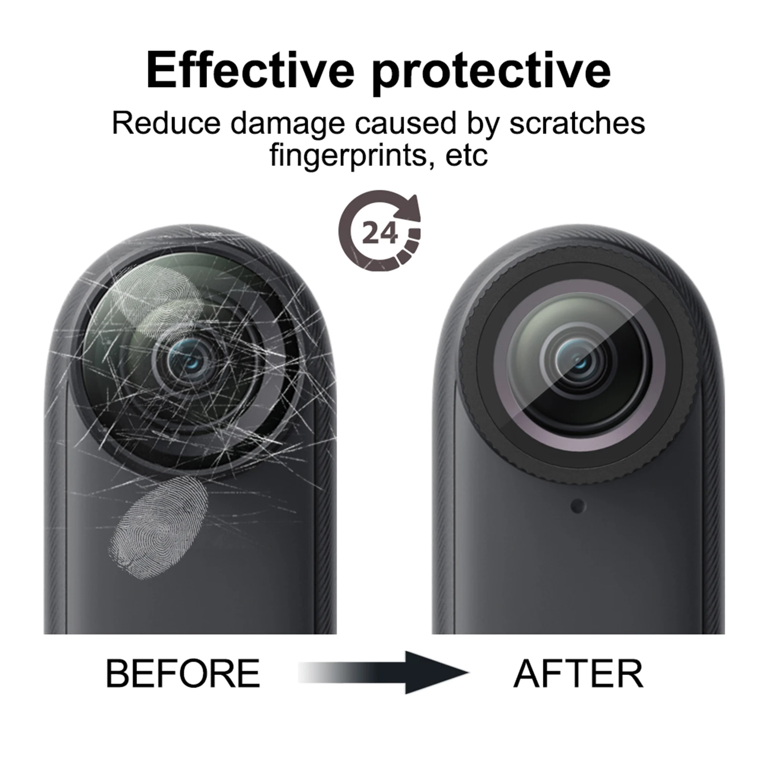 Водонепроницаемые защитные чехлы для объектива Insta360 GO 3