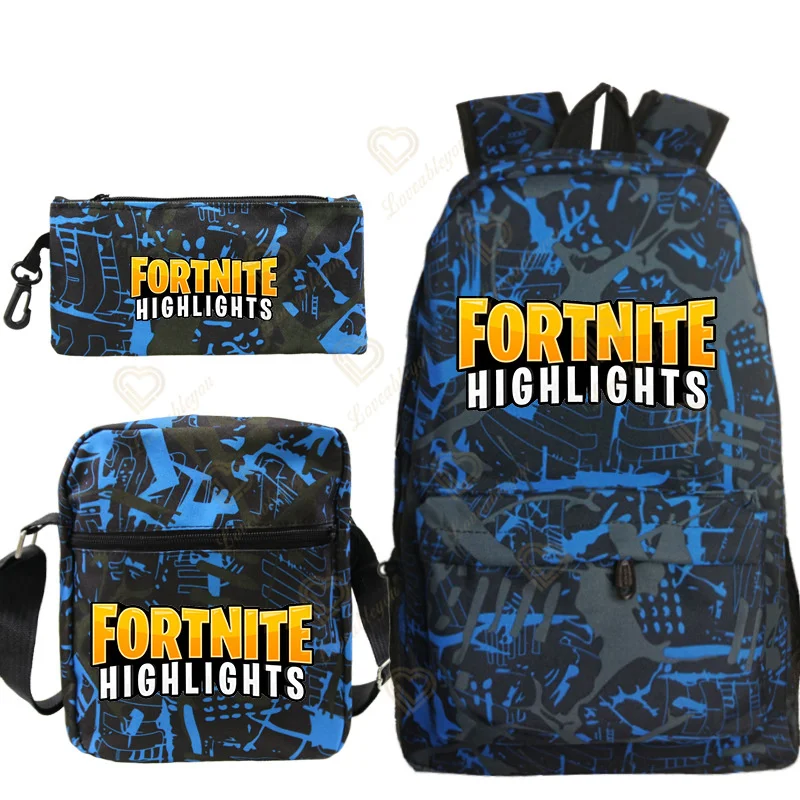 

Fortnite School Backpacks Sets for Teenagers Battle Royale Backpack Students School Bags Big Capacity Travel Laptop Mochilas