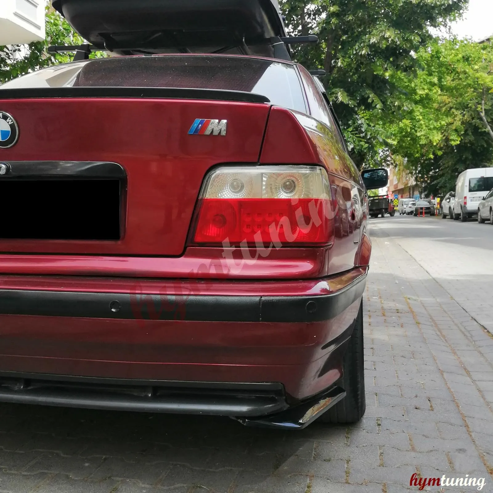 

Rear Bumper Corner Covers for BMW E36 Bumpers Car Accessories Piano Black, Glossy Black