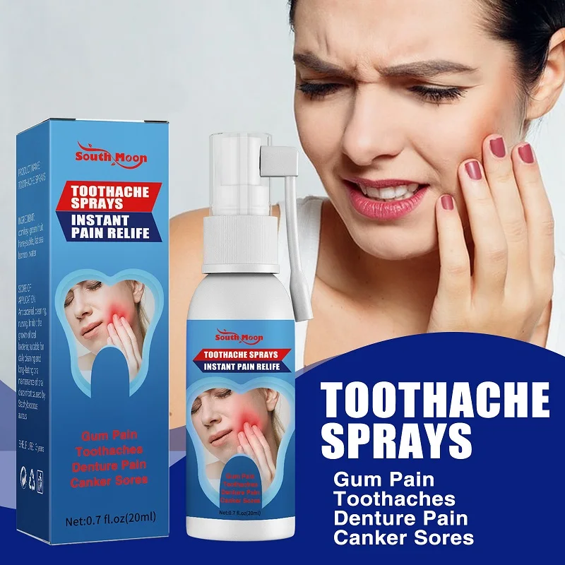 

Toothache Pain Relief Swollen Gum Spray | Remove Periodontitis Cure Teeth Worms Antiseptic Mouth Periodontitis Tooth