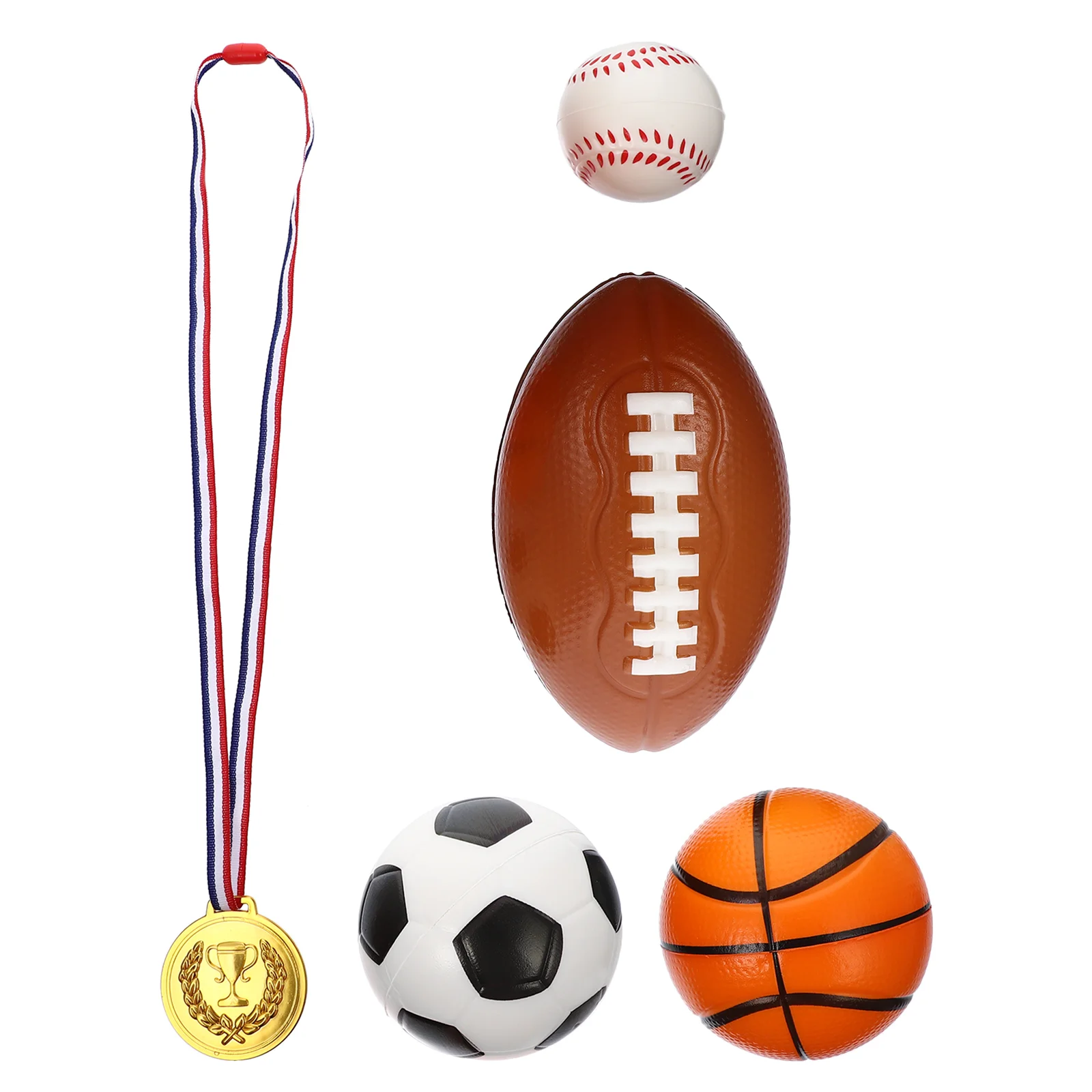 

1 Set Reduced Pressure PU Balls Squeeze Balls Sports Balls for Kids