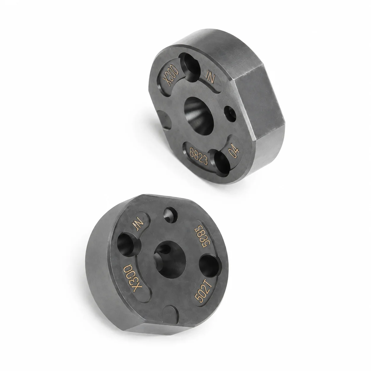 Фото Пластина с отверстием для системы Common Rail 04 #   Для дизельных форсунок 09500-503X/522X/595X/635X/659X/679X/785X/789X, детали топливной системы. №4