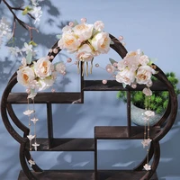 vintage luxury chinese flower hair accessories for women hanfu hairpin