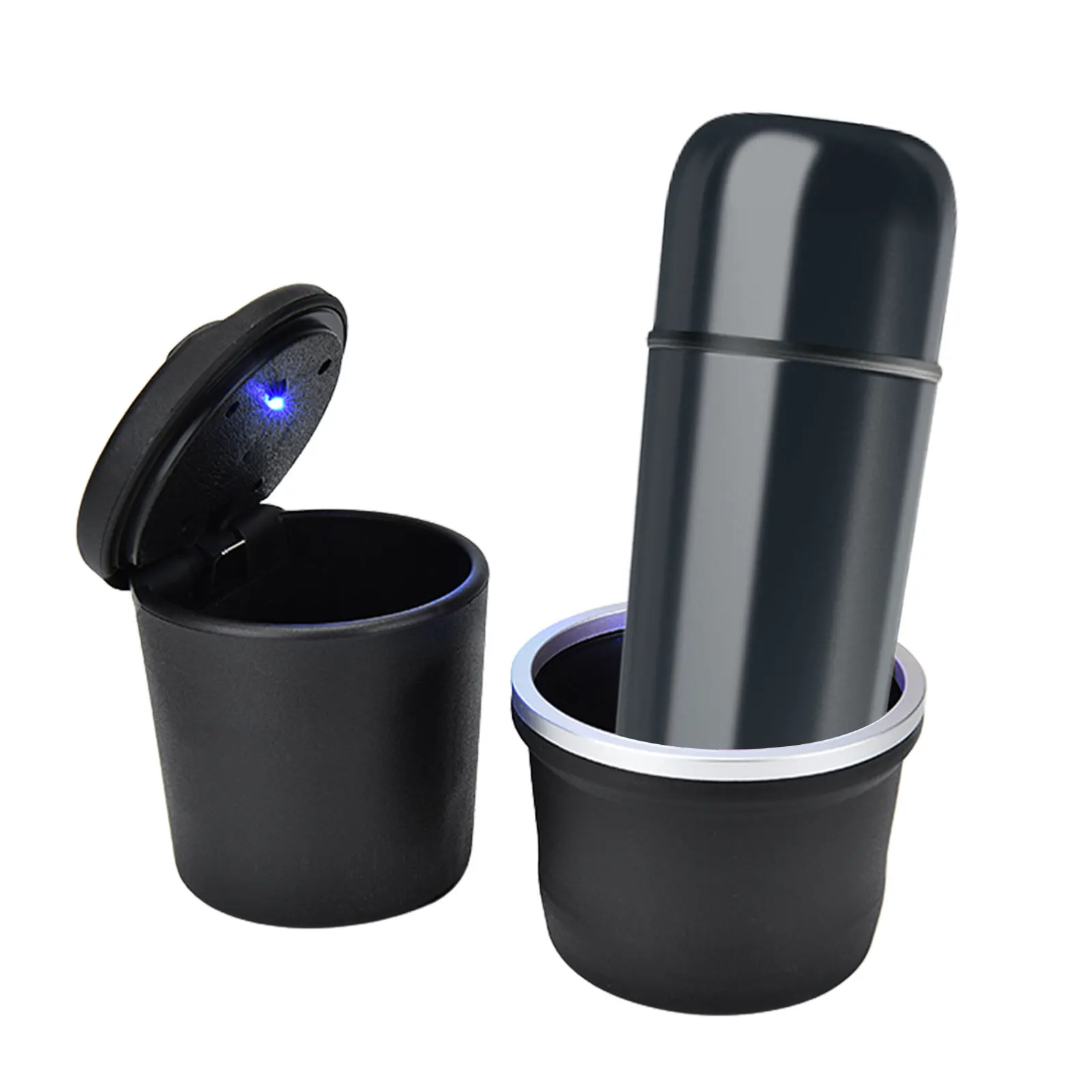 

Portable Ashtray For Vehicles Portable Ashtray For Car 2-In-1 Vehicle Ashtray Ash With Lid Auto Ashtray Car Ashtray For Car Cup