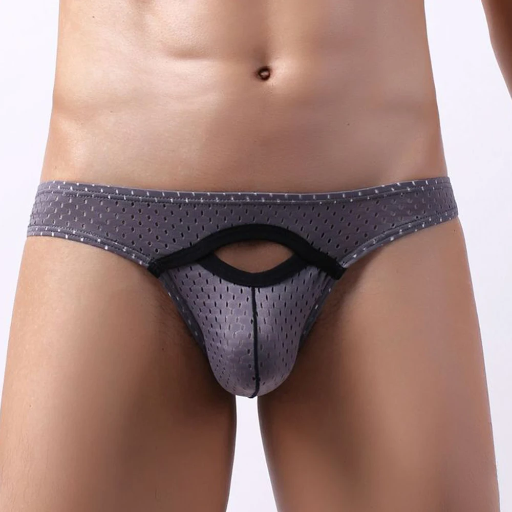 

Men's Panties Sexy Underpants Low Waist Briefs U-Bulge Lingerie Pouch Shorts Male Knickers Breathable Underwear