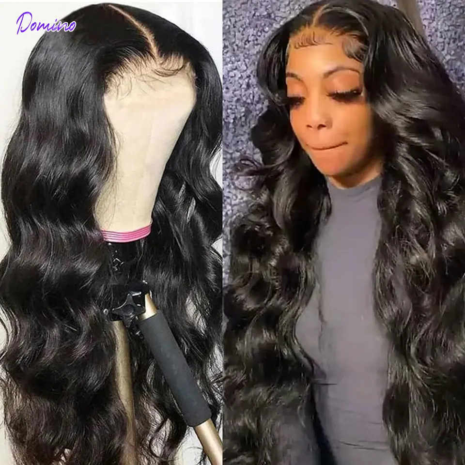 13X6 Lace Front Human Hair Wig For Women Body Wave 13x4 HD Transparent Lace Frontal Wig 100% Brazilian Remy Human Hair Wigs