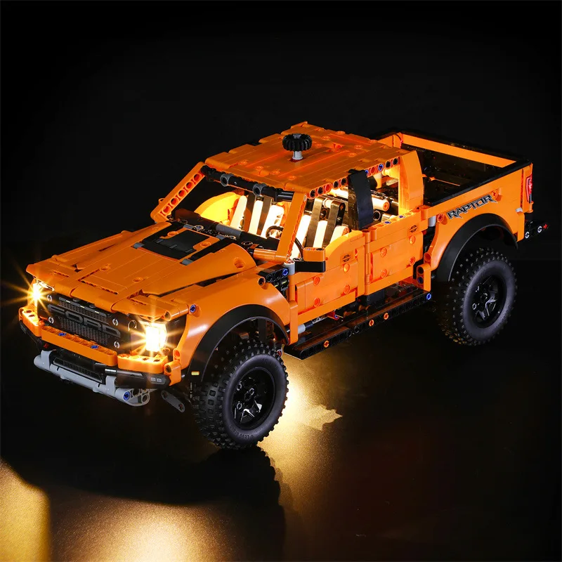 

WOBRICKS LED Light Kit for 42126 F-150 Raptor Building Blocks Set (NOT Include the Model) Bricks Toys Children Remote Control