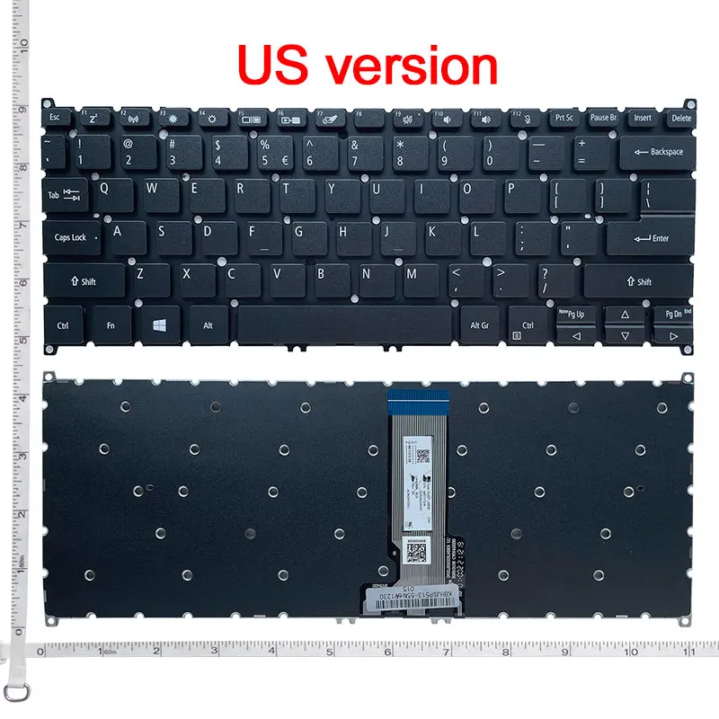 Новая клавиатура США для Acer Spin 5 серии N19W3 SP313-51N-51RP N20W1 SP513-55N SP114-31 SP114-31N английский