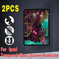 2pcs apple ipad 9th 8th 7th 6th 5th mini1 2 3 4 5 air 1 2 3 4 pro 9 7 10 5 ipad 2 3 4 tablet tempered glass screen protector