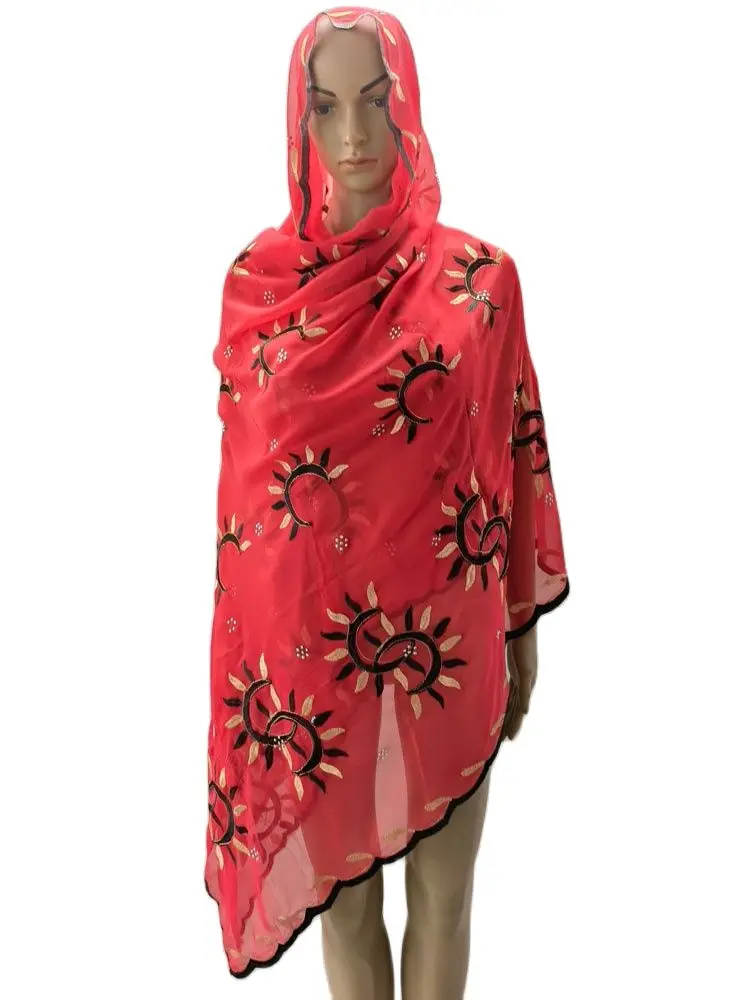 Muslim Fashion Styles Hijabs Scarf Turbans For Women Scarf Shawl Set Chiffon African Femme Head Wrap Scarves 200x100cm Wholesale